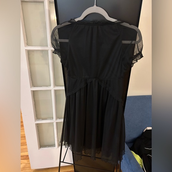 Urban Outfitters Black Babydoll Dress - Picture 2 of 2